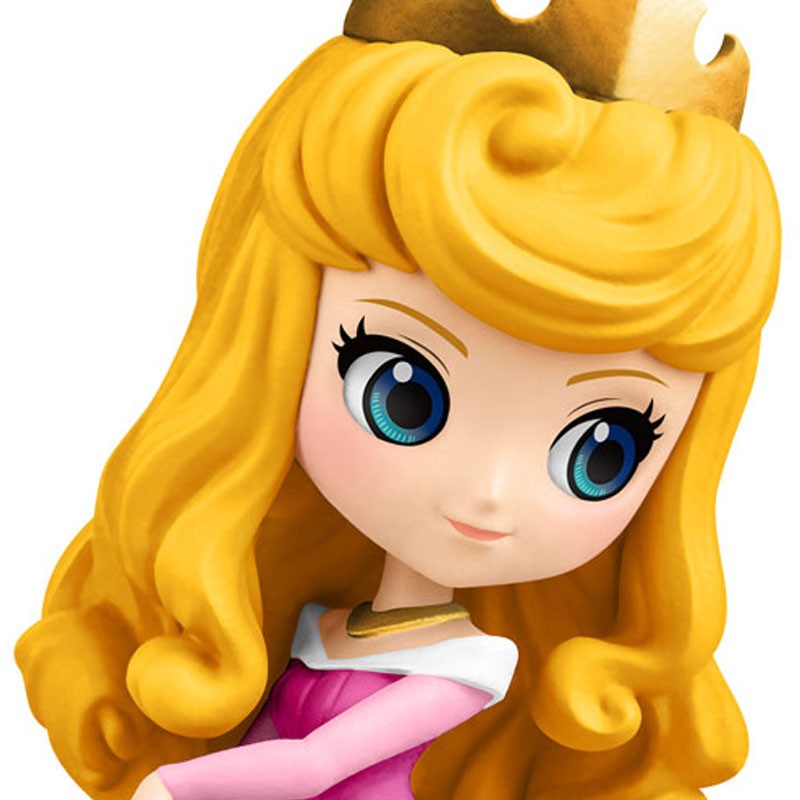 D7787 - Disney Characters Q posket petit - Alice･Princess Aurora･Flynn Rider (B:Princess Aurora)