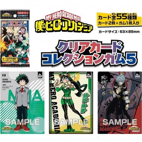 D11790 - MY HERO ACADEMIA - CLEAR CARD COLLECTION Vol.5 - SET OF 16