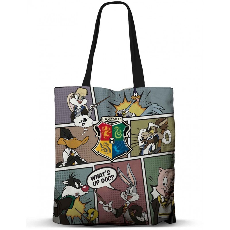 14694 - WARNER - TOTE BAG EXCLUSIF EDITION SPECIALE ANNIVERSAIRE - TIRAGE LIMITE & NUMEROTE - FUSION HARRY POTTER & LOONEY TUNES