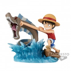 15233 - ONE PIECE - WORLD COLLECTABLE FIGURE LOG STORIES - MONKEY.D.LUFFY VS Local Sea Monster-