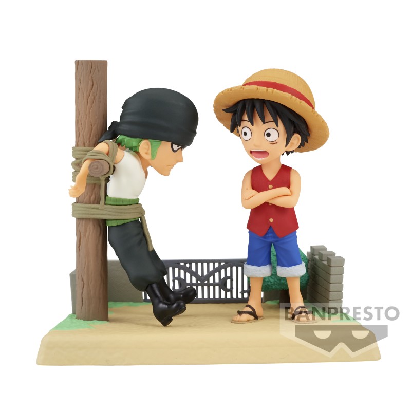 15372 - ONE PIECE - WORLD COLLECTABLE FIGURE LOG STORIES - LUFFY & ZORO