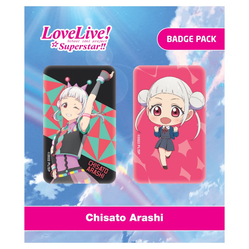 15981 - LOVE LIVE! SUPERSTAR!! - BADGE PACK - CHISATO ARASHI