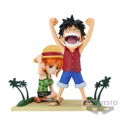 16311 - ONE PIECE - WORLD COLLECTABLE FIGURE LOG STORIES - LUFFY & NAMI
