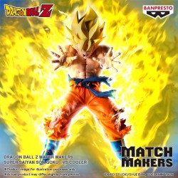 17008 - DRAGON BALL Z - MATCH MAKERS - SUPER SAIYAN SON GOKU VS COOLER